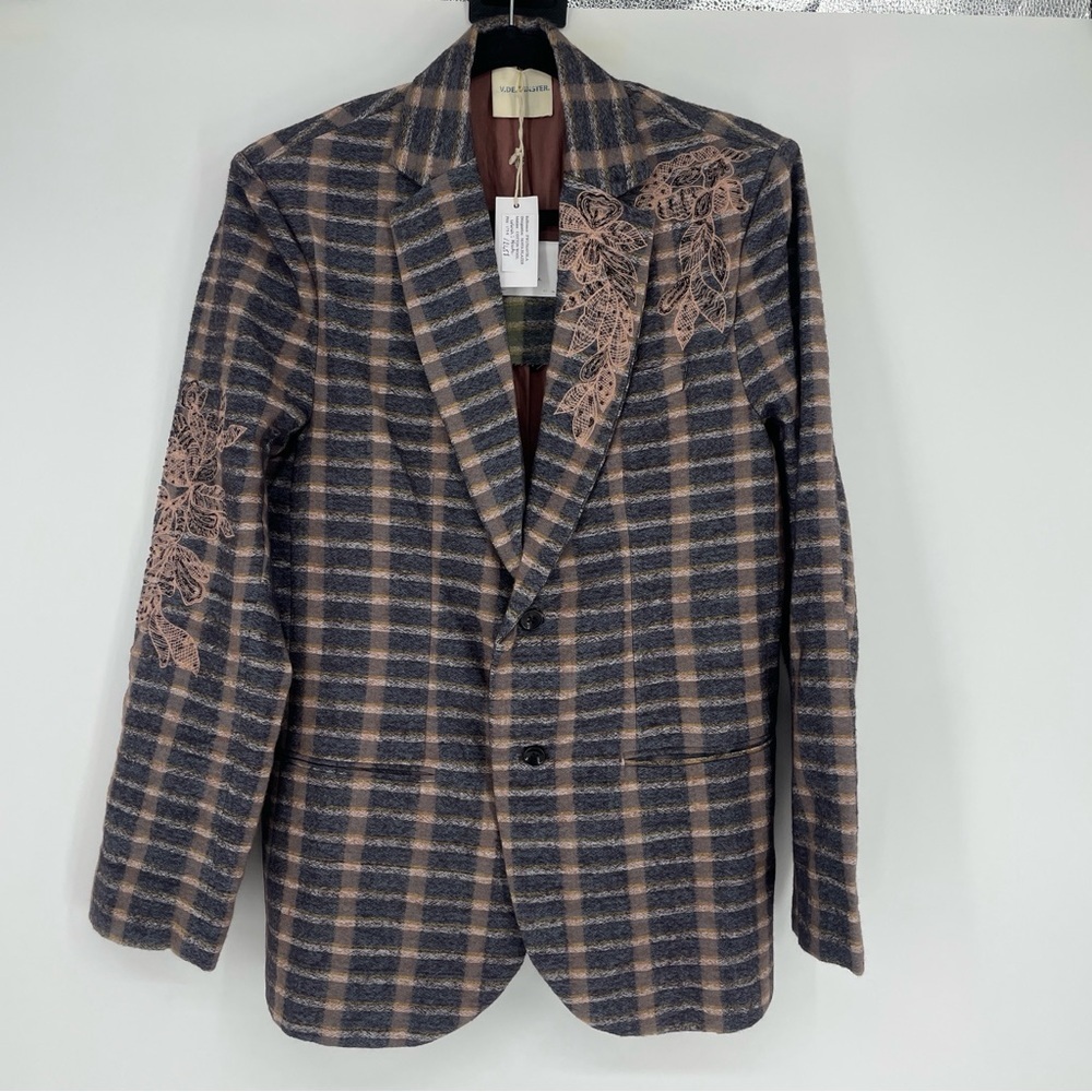 V.DE. Vinster. Cotton wool blend blazer jacket
